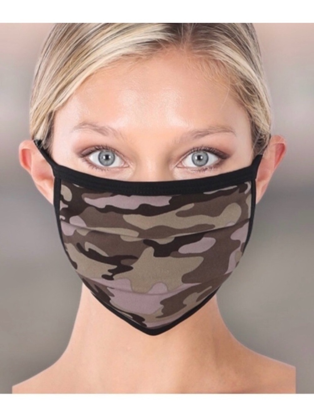 🔴 5 for $10 ONE Zenana Camouflage Print Cotton Face Mask